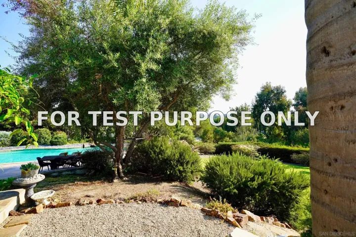 Demo/Test Data 17543 VIA DEL BRAVO, Rancho Santa Fe, CA 92067