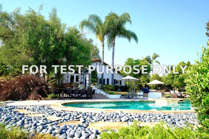 Demo/Test Data 17543 VIA DEL BRAVO, Rancho Santa Fe, CA 92067