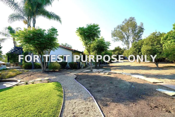 Demo/Test Data 17543 VIA DEL BRAVO, Rancho Santa Fe, CA 92067