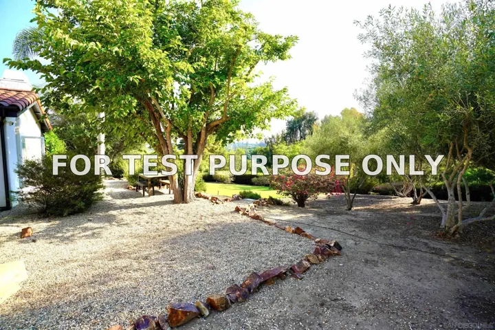 Demo/Test Data 17543 VIA DEL BRAVO, Rancho Santa Fe, CA 92067
