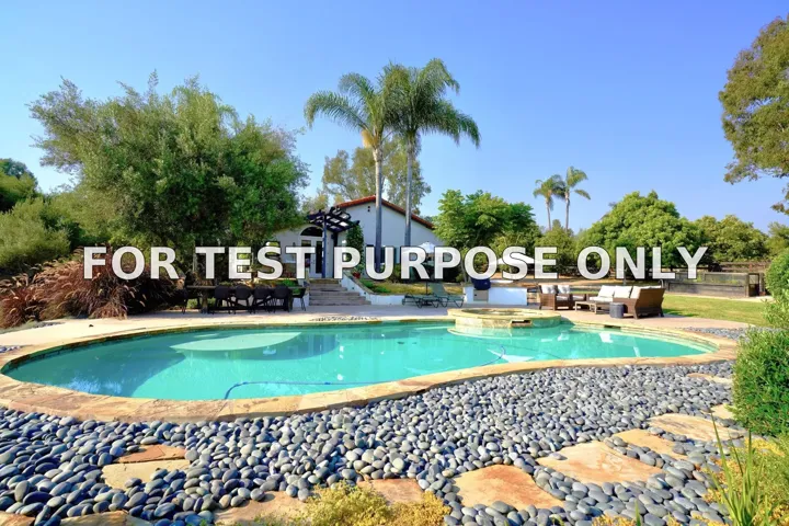 Demo/Test Data 17543 VIA DEL BRAVO, Rancho Santa Fe, CA 92067