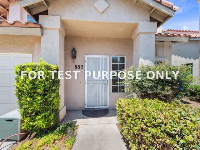 Demo/Test Data 882 Friendly Cir, El Cajon, CA 92021