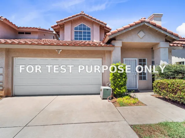 Demo/Test Data 882 Friendly Cir, El Cajon, CA 92021