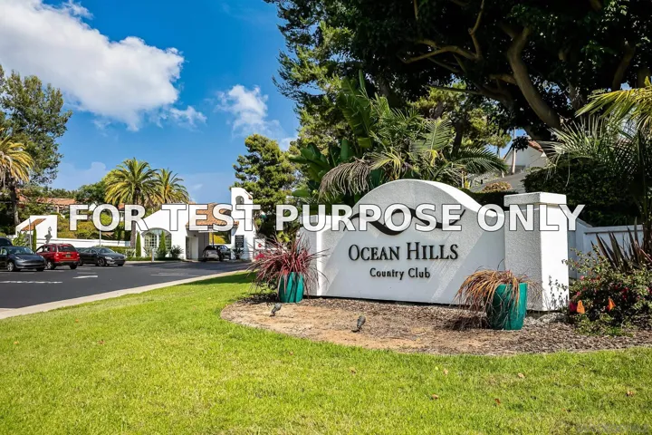 Demo/Test Data 4540 Cordoba Way, Oceanside, CA 92056