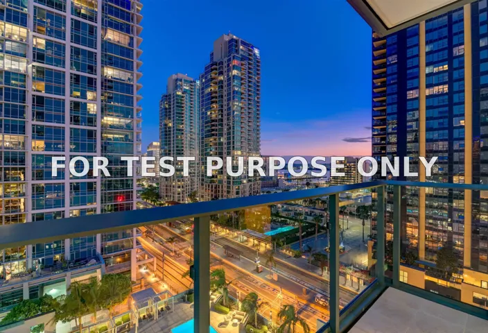 Demo/Test Data 1388 Kettner Blvd Unit 1107, San Diego, CA 92101