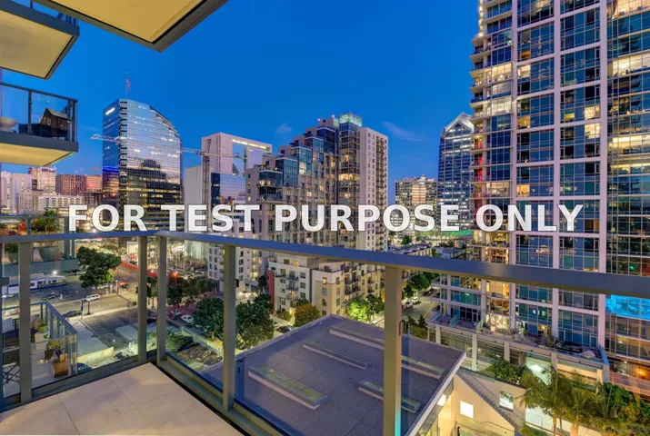 Demo/Test Data 1388 Kettner Blvd Unit 1107, San Diego, CA 92101