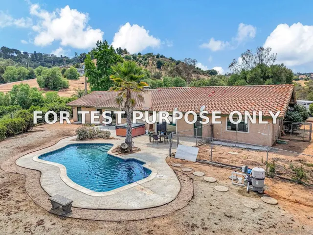 Demo/Test Data 9946 Nutby Lane, Escondido, CA 92026