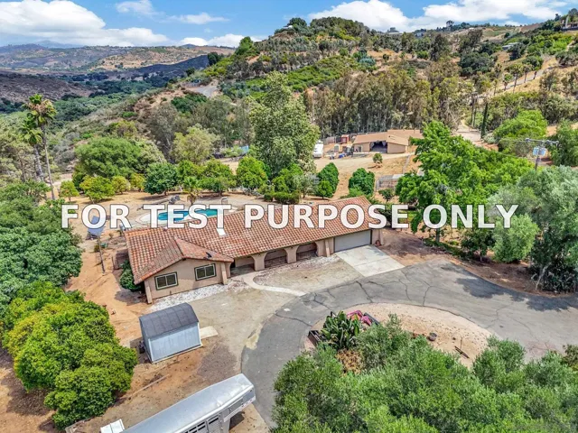 Demo/Test Data 9946 Nutby Lane, Escondido, CA 92026