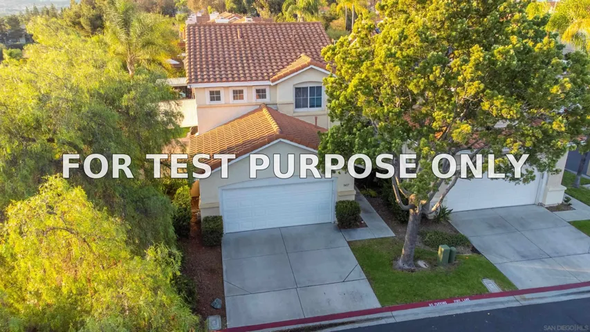 Demo/Test Data 9417 S Compass Point Drive, San Diego, CA 92126