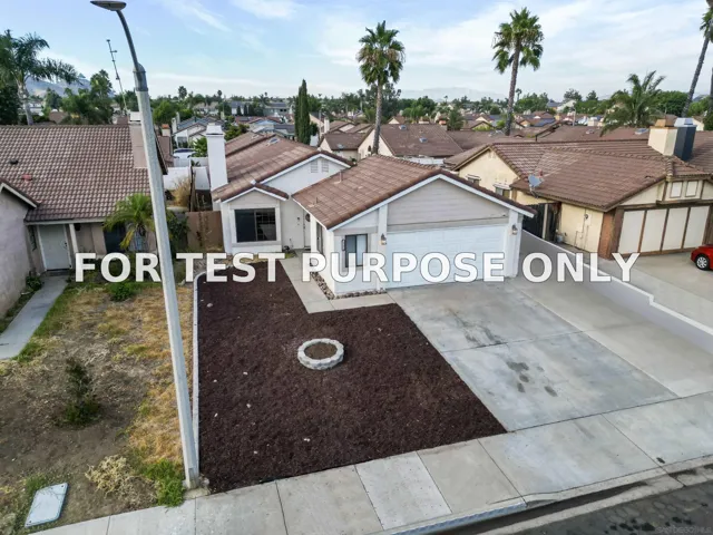 Demo/Test Data 29684 Eagle Crest, Murietta, CA 92563