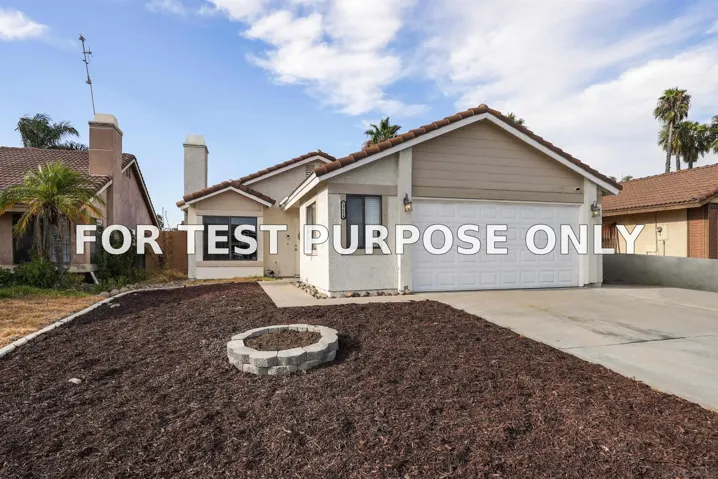 Demo/Test Data 29684 Eagle Crest, Murietta, CA 92563