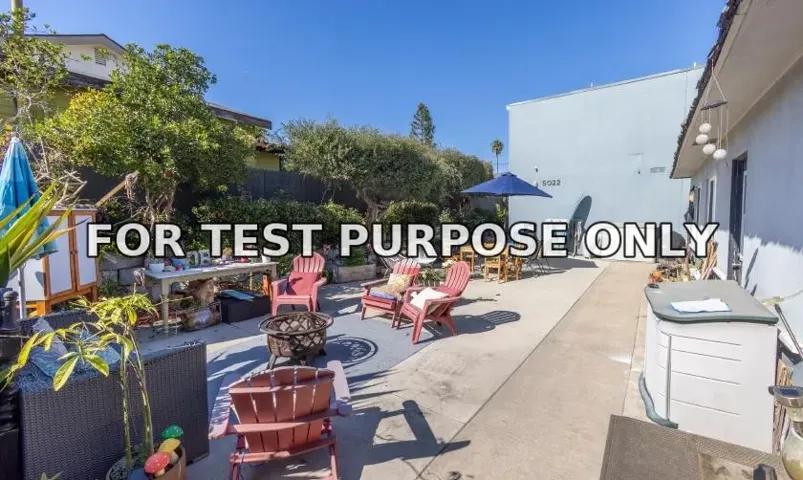 Demo/Test Data 5018 Saratoga Ave, San Diego, CA 92107