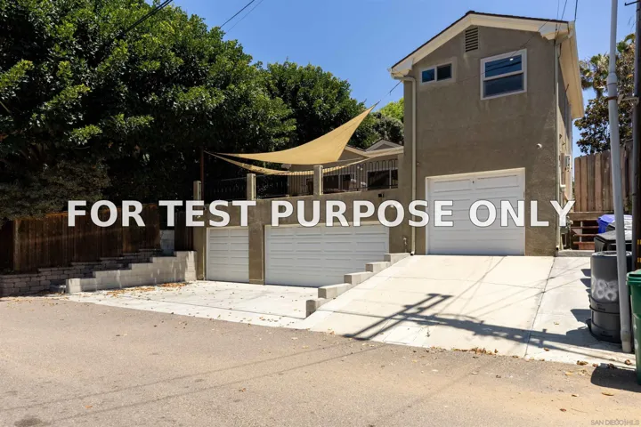 Demo/Test Data 886 Cordova St., San Diego, CA 92107