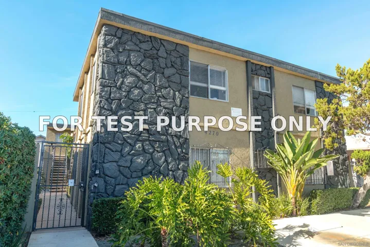 Demo/Test Data 4270 34th St, San Diego, CA 92104