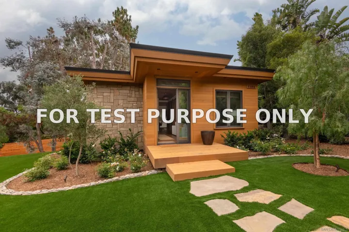 Demo/Test Data 1104 Highland Dr., Del Mar, CA 92014