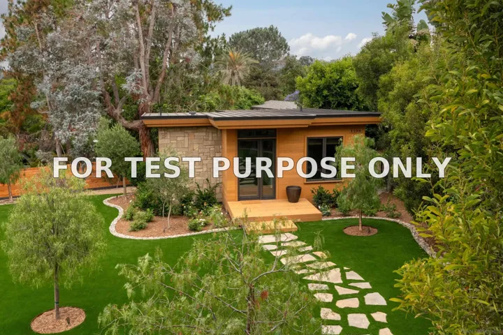 Demo/Test Data 1104 Highland Dr., Del Mar, CA 92014