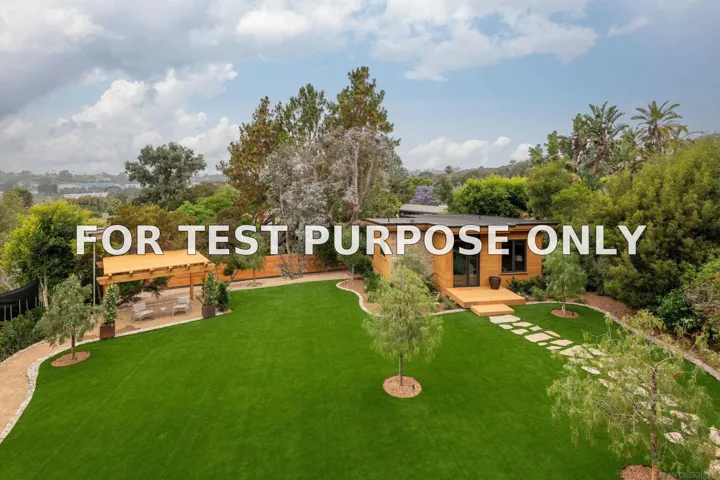 Demo/Test Data 1104 Highland Dr., Del Mar, CA 92014