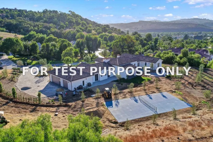 Demo/Test Data 5808 Lake Vista Dr., Bonsall, CA 92003