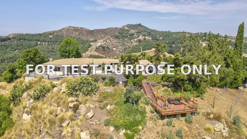 Demo/Test Data 1678 Cloverdale Road, Escondido, CA 92027