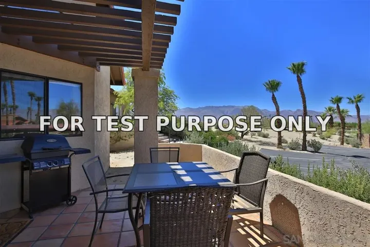 Demo/Test Data 1648 Las Casitas Dr, Borrego Springs, CA 92004