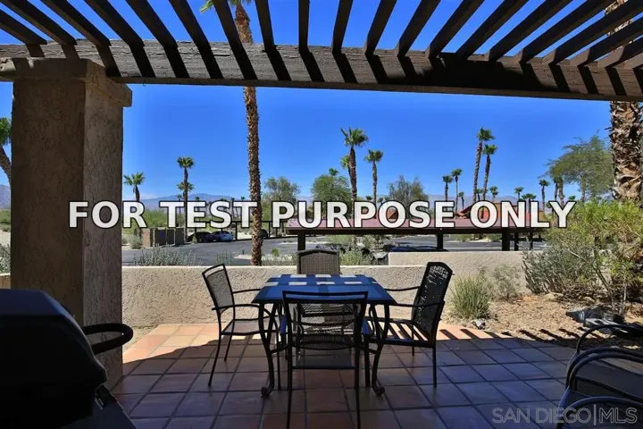 Demo/Test Data 1648 Las Casitas Dr, Borrego Springs, CA 92004
