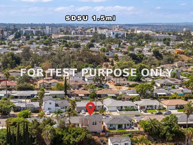 Demo/Test Data 5129-31 Leo St, San Diego, CA 92115