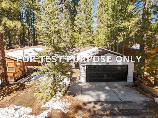 Demo/Test Data 41602 McWhinney Ln, Big Bear Lake, CA 92315