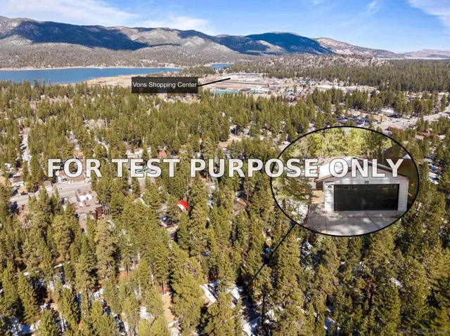 Demo/Test Data 41602 McWhinney Ln, Big Bear Lake, CA 92315