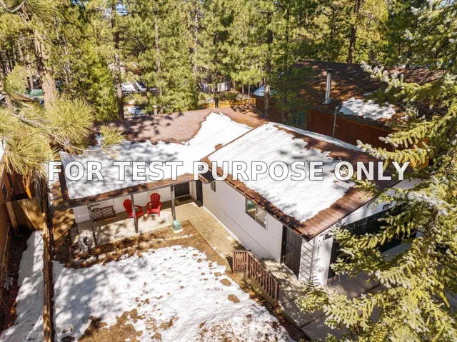 Demo/Test Data 41602 McWhinney Ln, Big Bear Lake, CA 92315