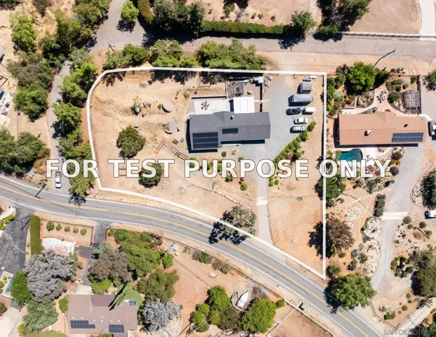 Demo/Test Data 2855 N Victoria Dr, Alpine, CA 91901