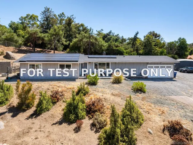 Demo/Test Data 2855 N Victoria Dr, Alpine, CA 91901