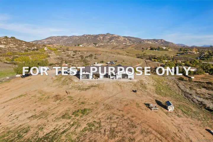 Demo/Test Data 13504 Hillside Estates Dr, Jamul, CA 91935