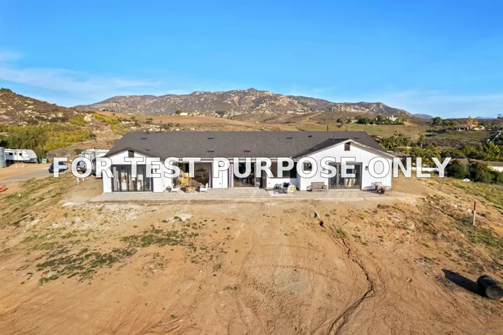 Demo/Test Data 13504 Hillside Estates Dr, Jamul, CA 91935