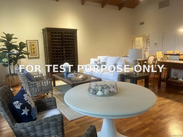 Demo/Test Data 2122 Paseo Dorado, La Jolla, CA 92037