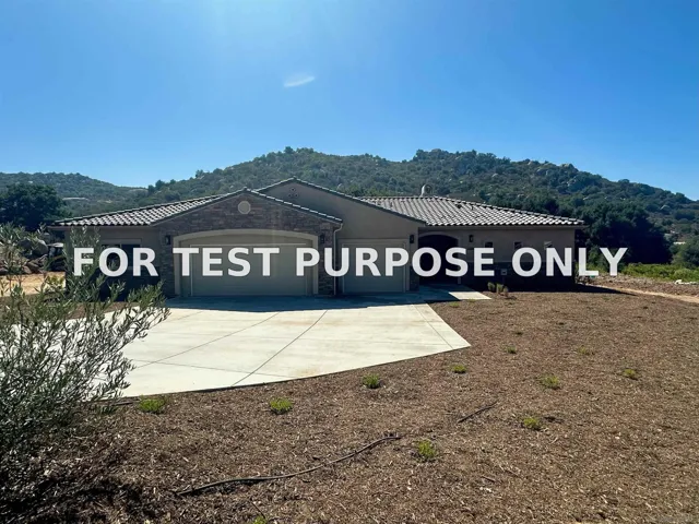 Demo/Test Data 12252 Via Ruscello Unit 71, Lakeside, CA 92040