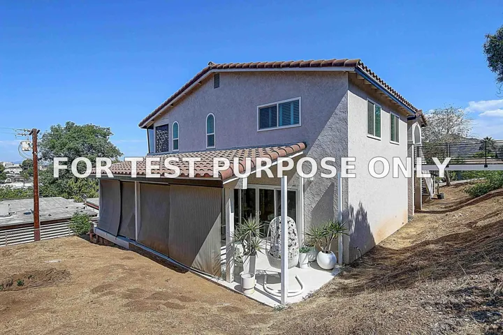 Demo/Test Data 8728 Glenira Ave, La Mesa, CA 91941