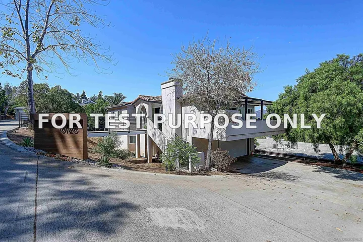 Demo/Test Data 8728 Glenira Ave, La Mesa, CA 91941