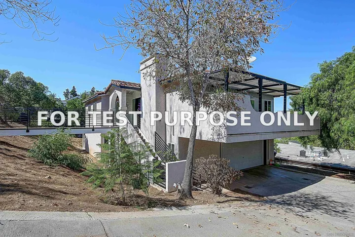 Demo/Test Data 8728 Glenira Ave, La Mesa, CA 91941