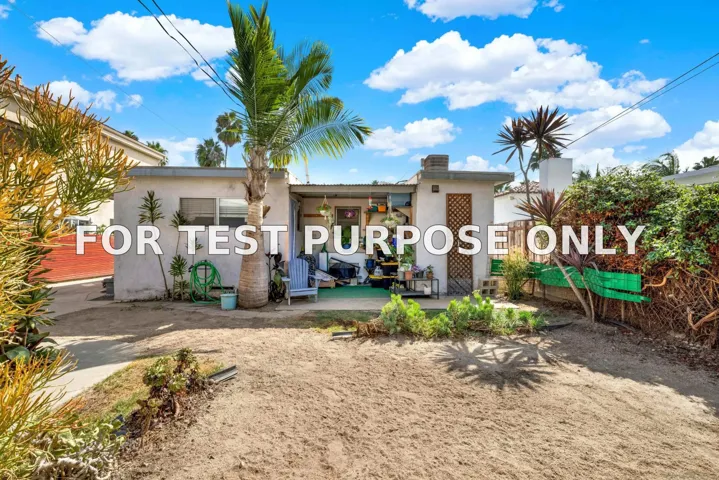 Demo/Test Data 1062 Tourmaline St, San Diego, CA 92109
