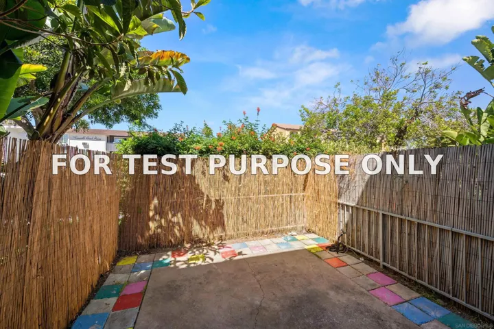 Demo/Test Data 1645 Emerald St Unit 1X, San Diego, CA 92109