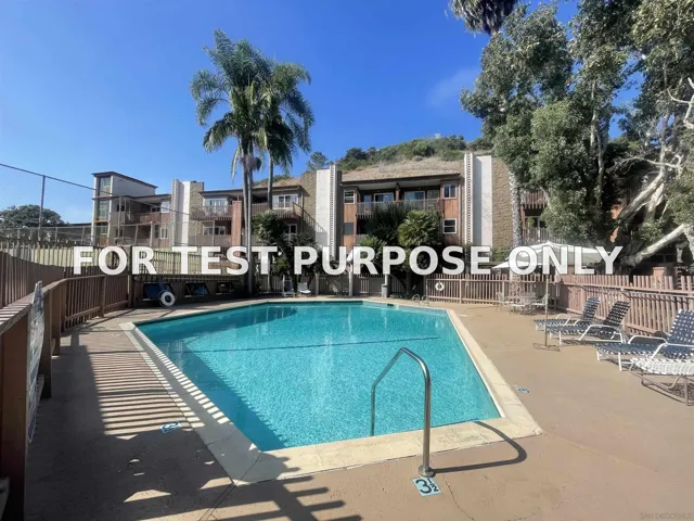 Demo/Test Data 2610 Torrey Pines Rd Unit D25, La Jolla, CA 92037