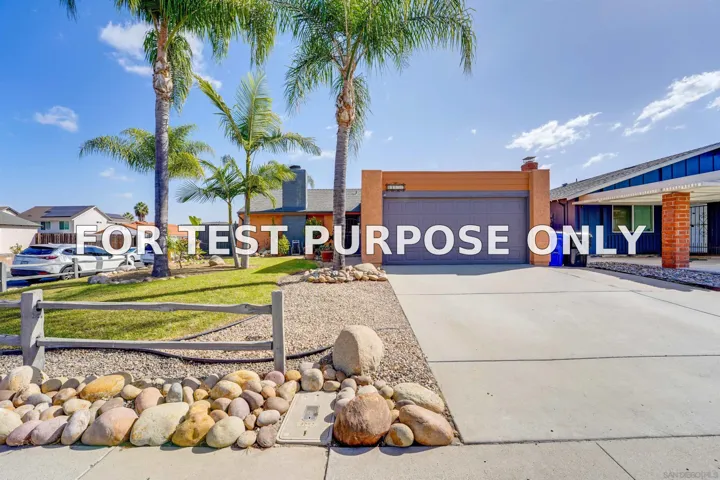 Demo/Test Data 11257 WESTONHILL, San Diego, CA 92126