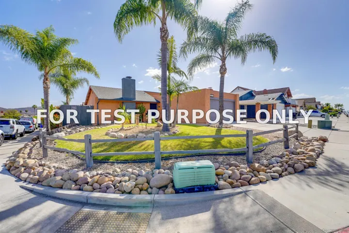 Demo/Test Data 11257 WESTONHILL, San Diego, CA 92126