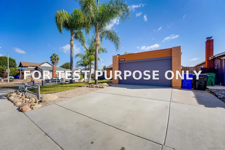 Demo/Test Data 11257 WESTONHILL, San Diego, CA 92126