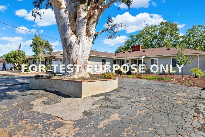 Demo/Test Data 1945 Wedgemere Road, El Cajon, CA 92020