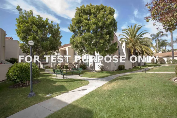 Demo/Test Data 8365 Westmore Rd Unit 24, San Diego, CA 92126