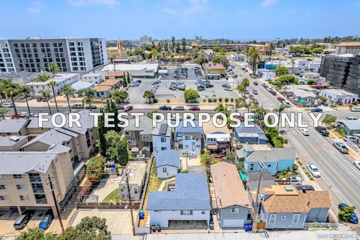Demo/Test Data 4181 Georgia St, San Diego, CA 92103