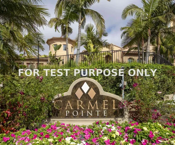 Demo/Test Data 3835 Elijah Ct Unit 524, San Diego, CA 92130