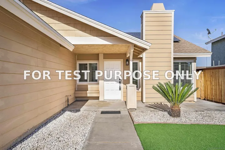 Demo/Test Data 1865 Sherbrooke St, San Diego, CA 92139