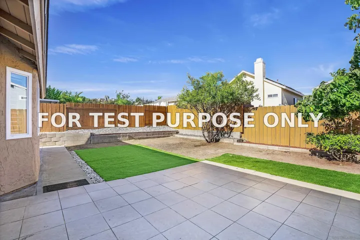 Demo/Test Data 1865 Sherbrooke St, San Diego, CA 92139